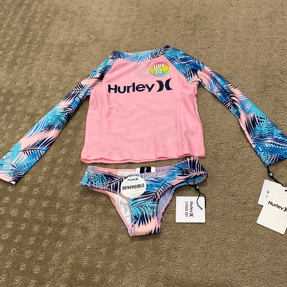 Hurley Toddler Girls Bathing Suit